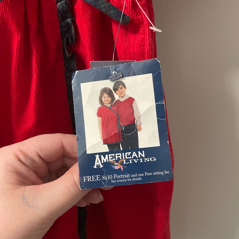 American living red dress brand new 18 months